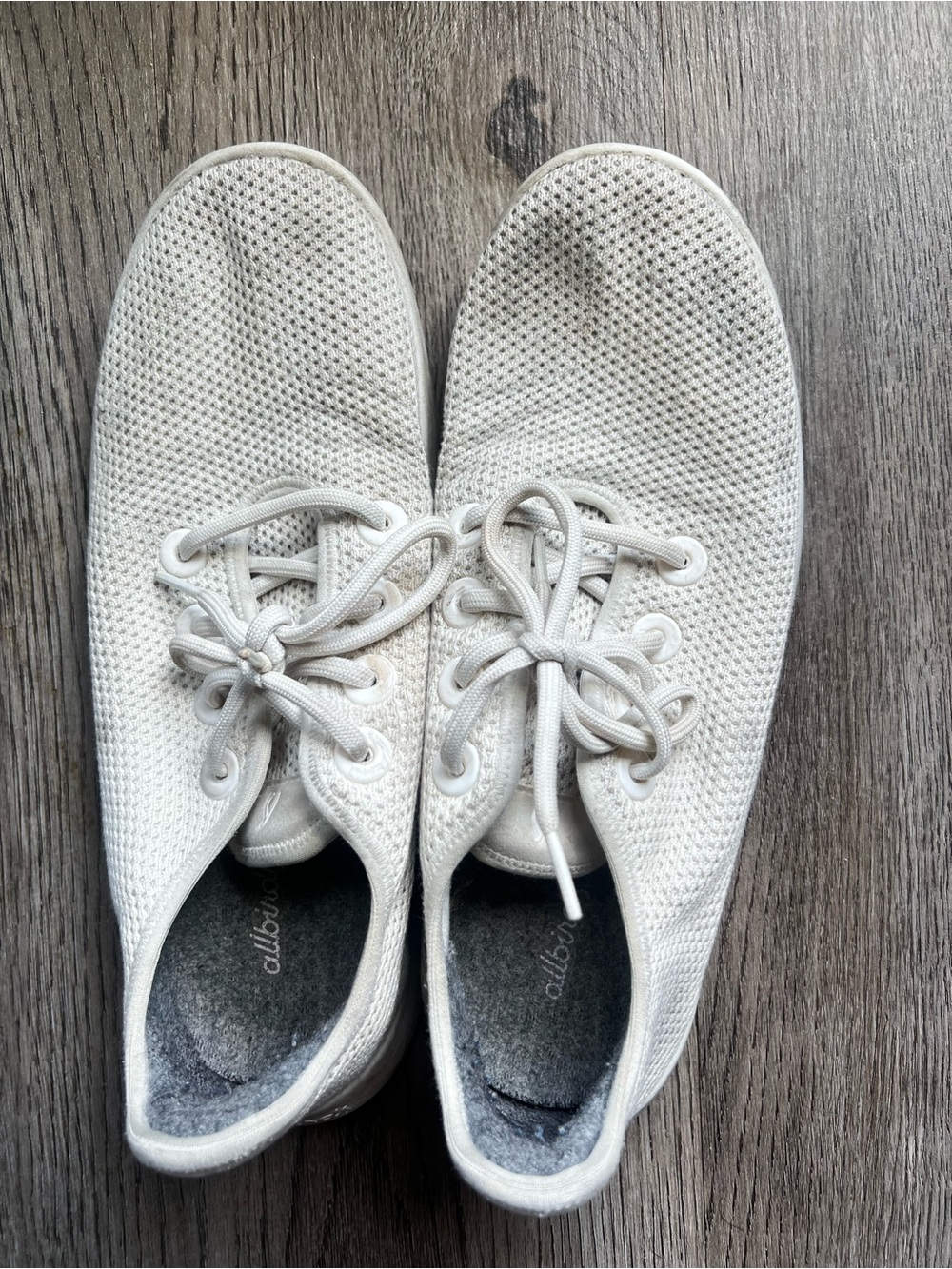 allbirds Men's Wool Runner-up Sneakers in Off-White